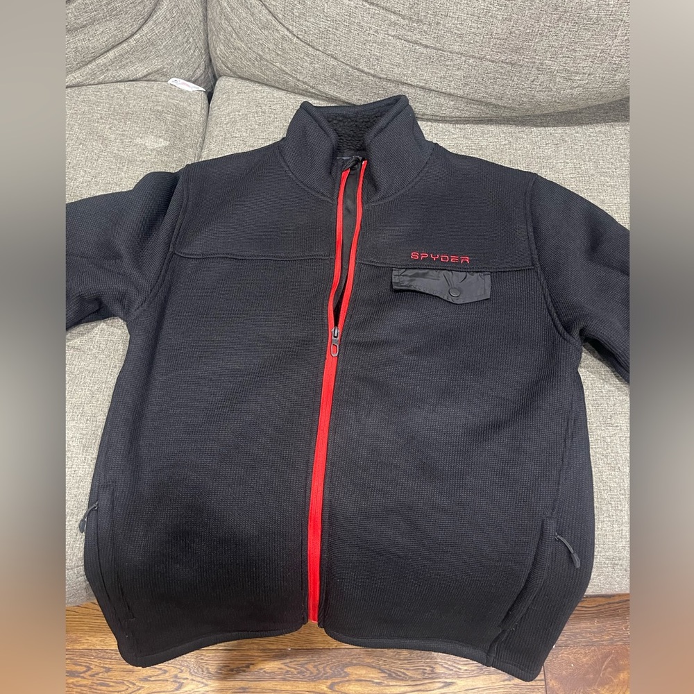 Brand New never worn Spyder zip up Sweater.
